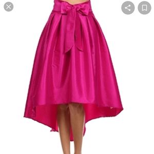 High low Taffeta Skirt